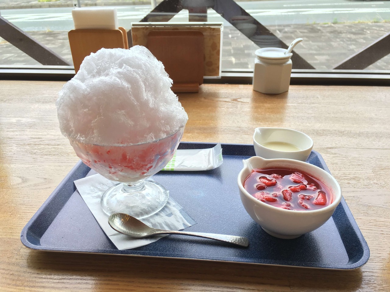 都田総合公園の近くにあるケーキ屋さんチロルのかき氷を食べてきたよ 北区新都田 浜松つーしん
